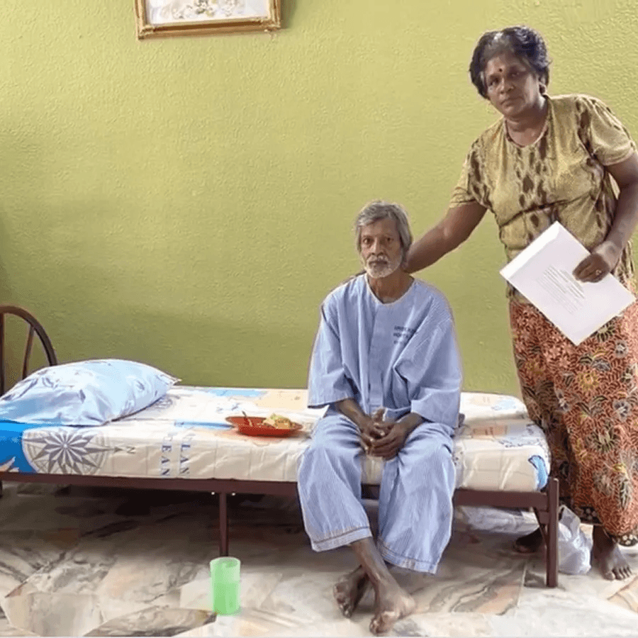 Beneficiaries getting housed in shelter by KSK
