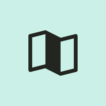 Icon representing geographic isolation